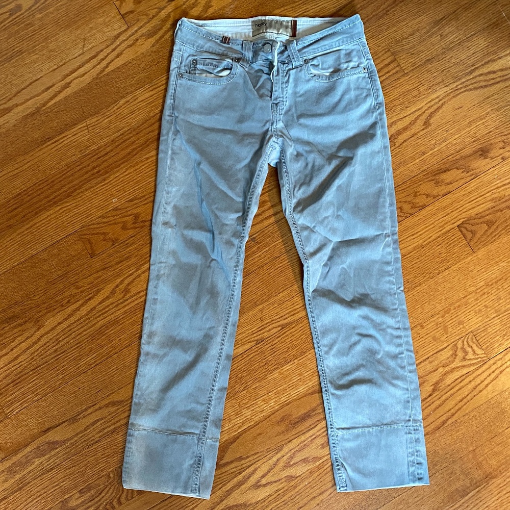 Notify Italian Denim Grey Crop Jeans, size 27